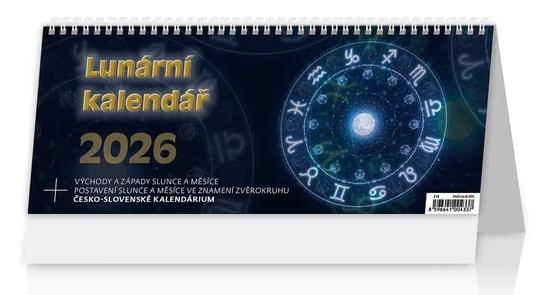 Lunární kalendář 2026 - stolní kalendář