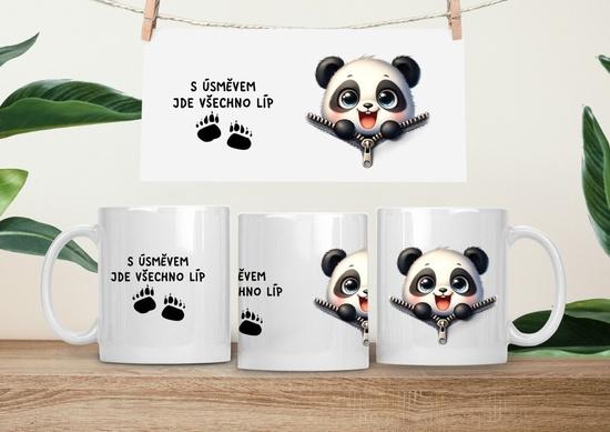 Levně Hrneček čumáček 330ml porcelán Panda