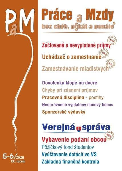 Levně Práce a Mzdy, bez chýb, p§ kút a penále 5-6/2025