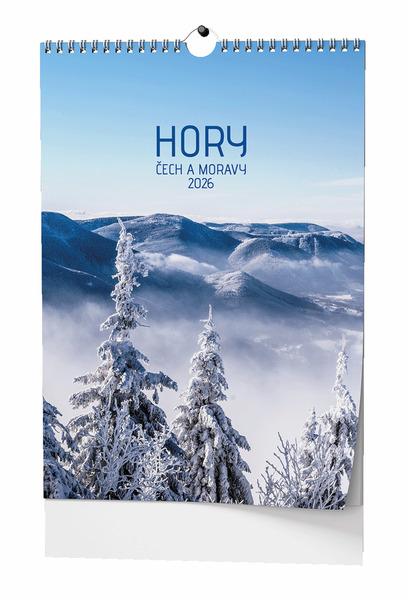 Hory Čech a Moravy 2026 - nástěnný kalendář