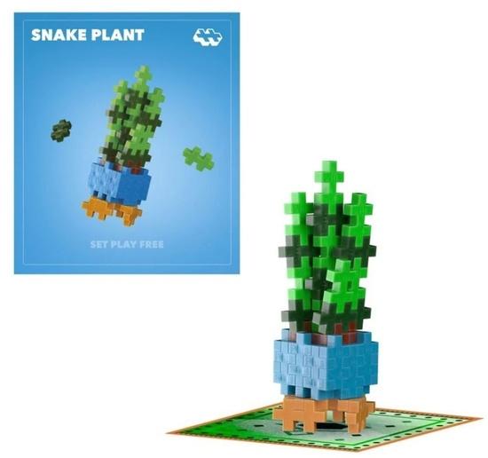 Levně Plus-Plus Kytky Snake Plant