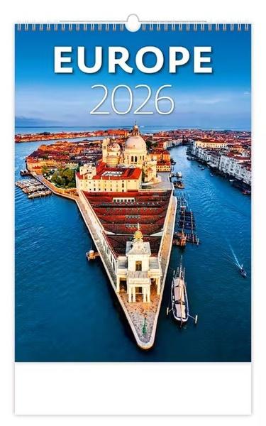 Europe 2026 - nástěnný kalendář