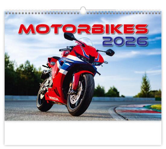 Motorbikes 2026 - nástěnný kalendář