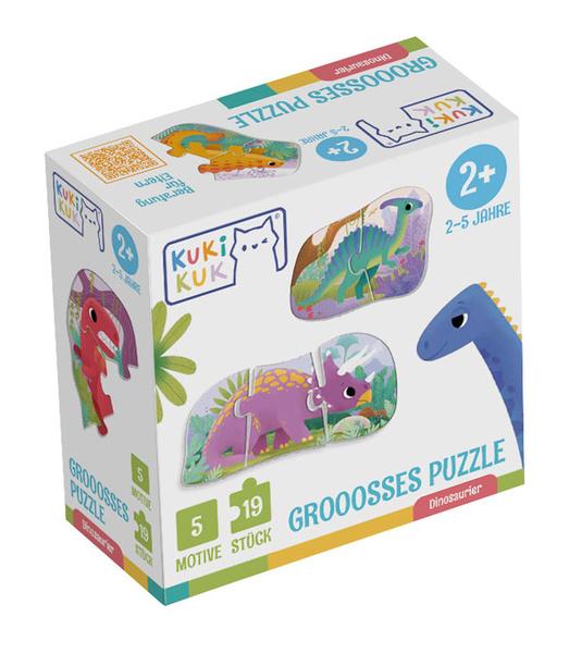 Levně Grooosses Puzzle Dinosaurier