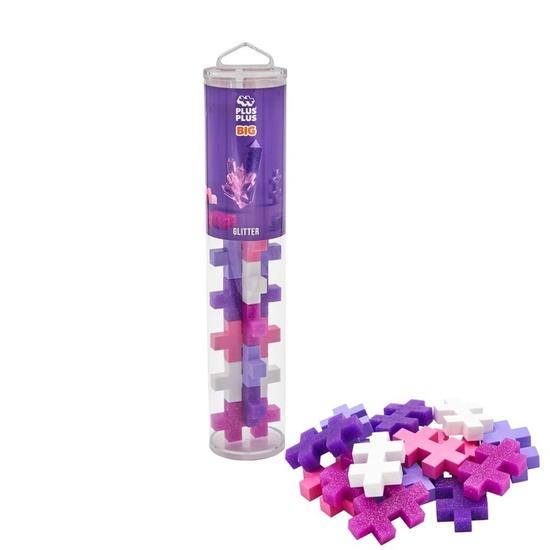 Levně Plus-Plus BIG Glitter Tuba 15 ks