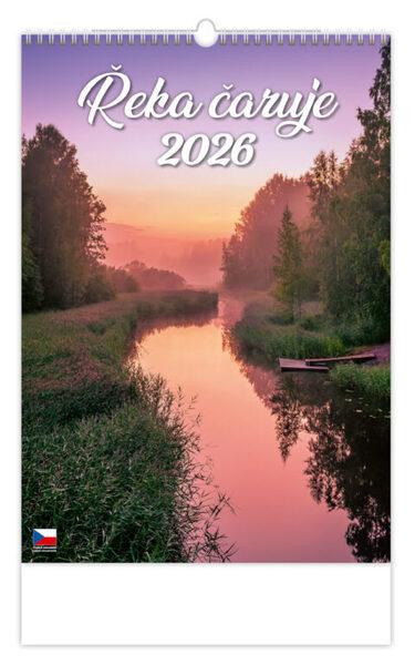 Řeka čaruje 2026 - nástěnný kalendář