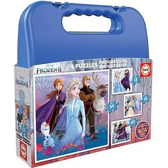 Levně Puzzle v kufříku Ledové království 2