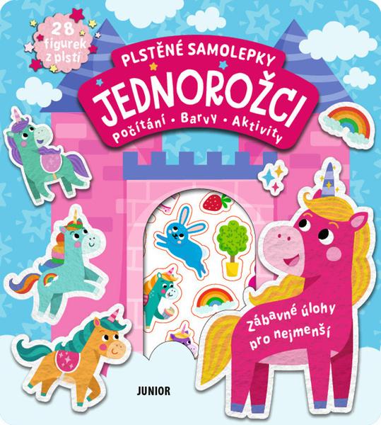 Levně Plstěné samolepky Jednorožci