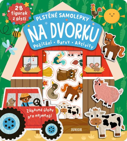 Levně Plstěné samolepky Na dvorku