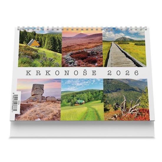 Krkonoše 2026 - stolní kalendář