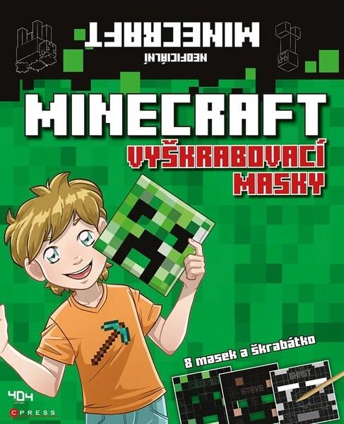Levně Vyškrabovací masky Minecraft