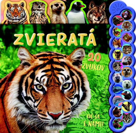 Levně Zvieratá 20 zvukov Uč sa s nami!
