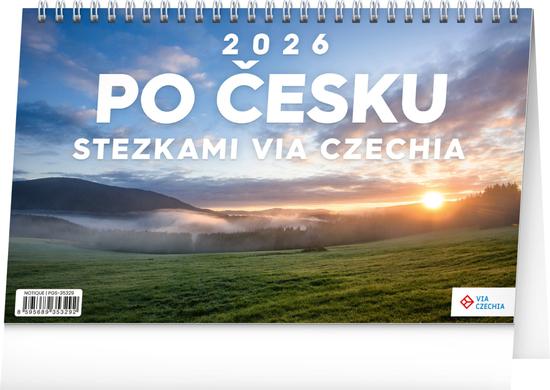 Po Česku stezkami Via Czechia 2026 - stolní kalendář