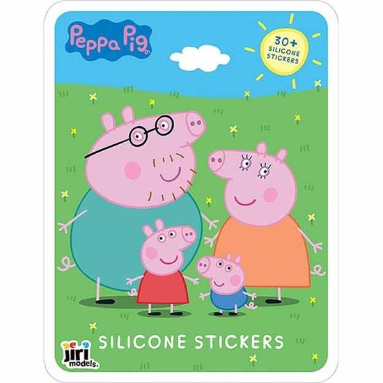Levně Hra se silikonovými samolepkami Prasátko Peppa
