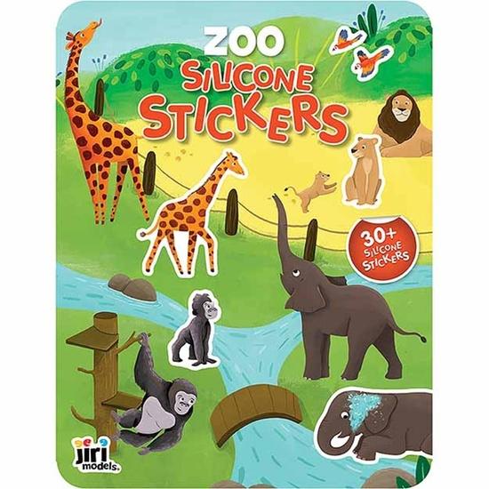 Levně Hra se silikonovými samolepkami Zoo