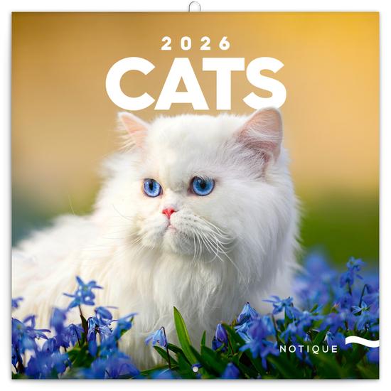 Kočky 2026 - nástěnný kalendář