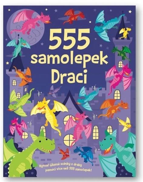 Levně 555 samolepek Draci