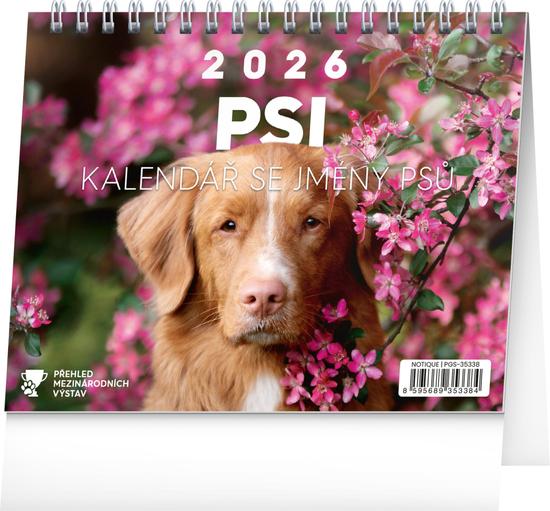 Psi 2026 - stolní kalendář
