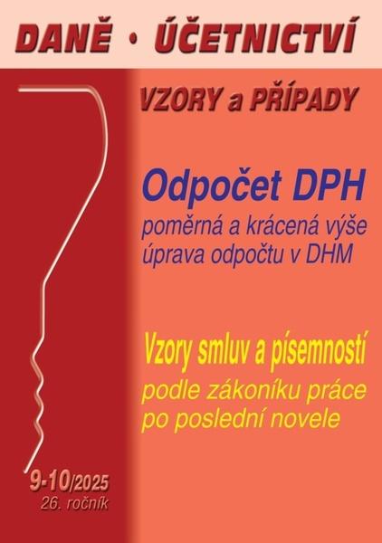 Levně Daně, účetnictví, vzory a případy 9-10/2025