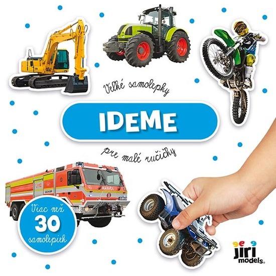 Levně Veľké samolepky pre malé ručičky Ideme