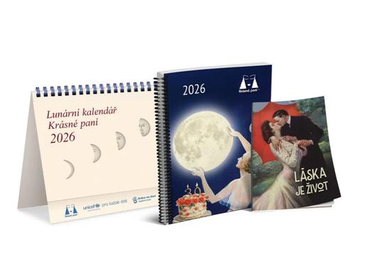 Levně Lunární kalendář Krásné paní 2026
