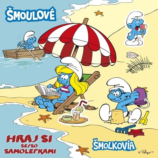 Levně Hraj si se/so samolepkami Šmoulové