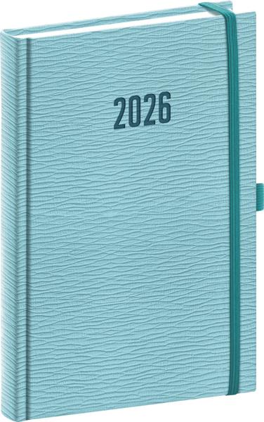 Denní diář Rivoli 2026 světle modrý
