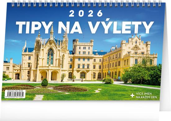 Tipy na výlety 2026 - stolní kalendář
