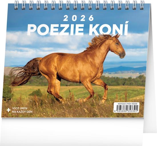 Poezie koní 2026 - stolní kalendář