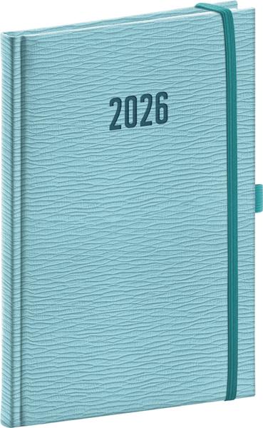 Týdenní diář Rivoli 2026 světle modrý