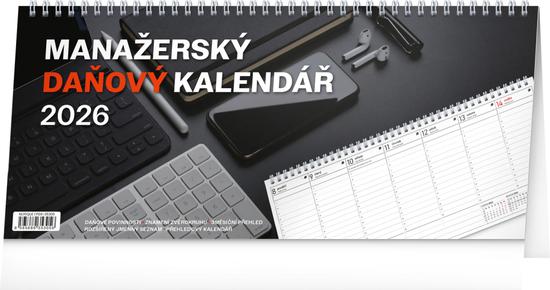 Manažerský daňový kalendář 2026 - stolní kalendář