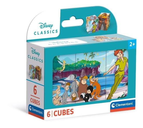 Obrázkové kostky Disney pohádky 6 kostek