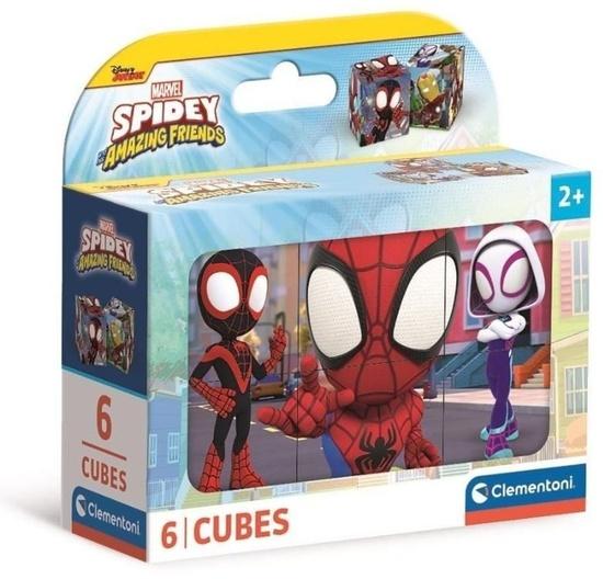 Levně Obrázkové kostky Spidey a jeho úžasní přátelé 6 kostek