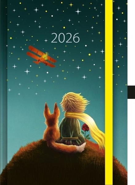 Týdenní diář 2026 A5 Art Malý princ s gumičkou