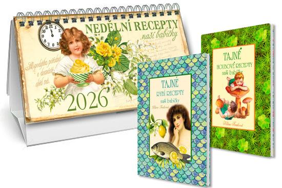 Levně Stolní kalendář nedělní menu 2026