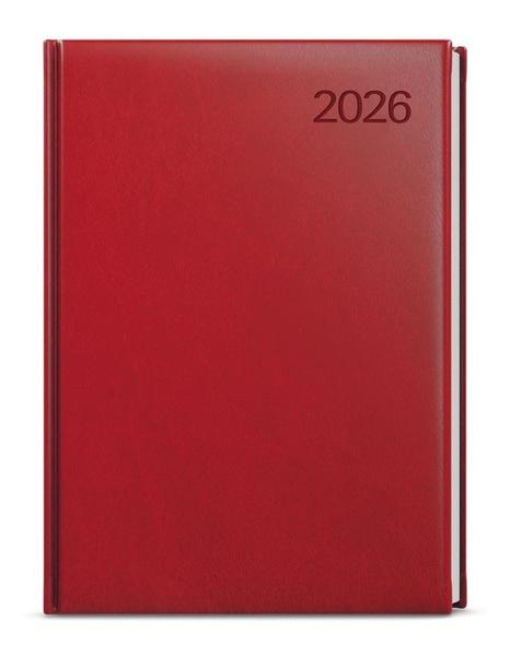 Denní diář 2026 Goliáš Vivella A4 bordó