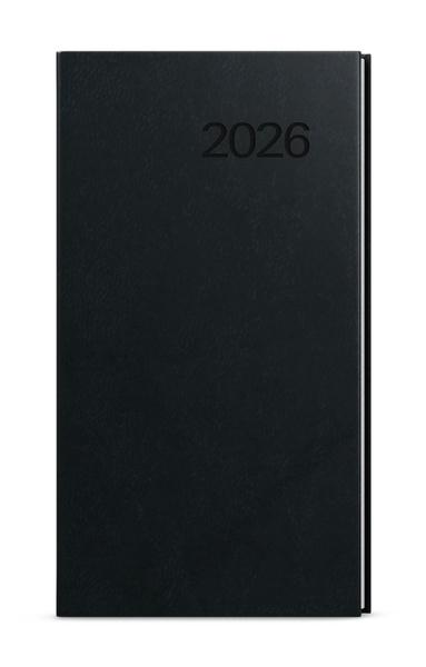 Týdenní diář 2026 Jakub Vivella kapesní černá