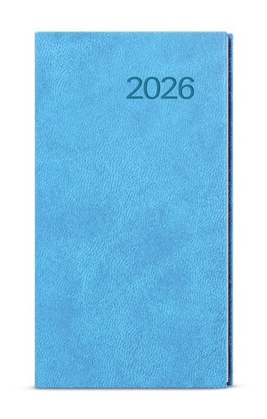 Týdenní diář 2026 Jakub Vivella kapesní světle modrá