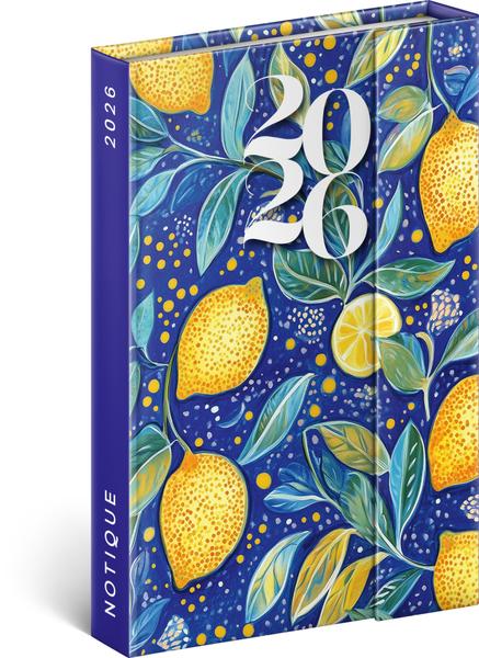 Týdenní magnetický diář 2026 Citrony