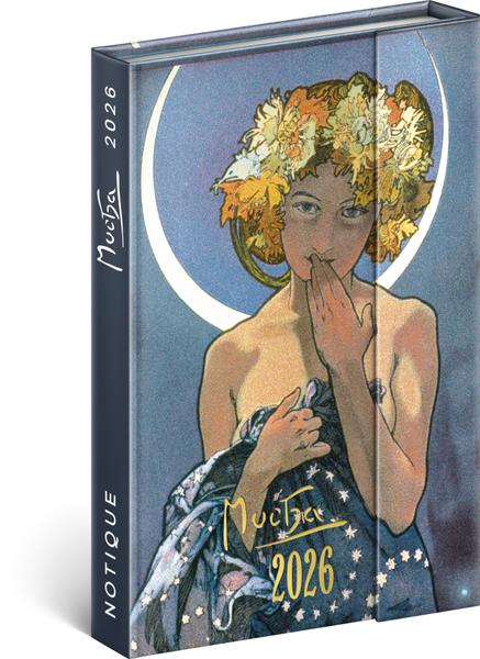 Týdenní magnetický diář 2026 Alfons Mucha