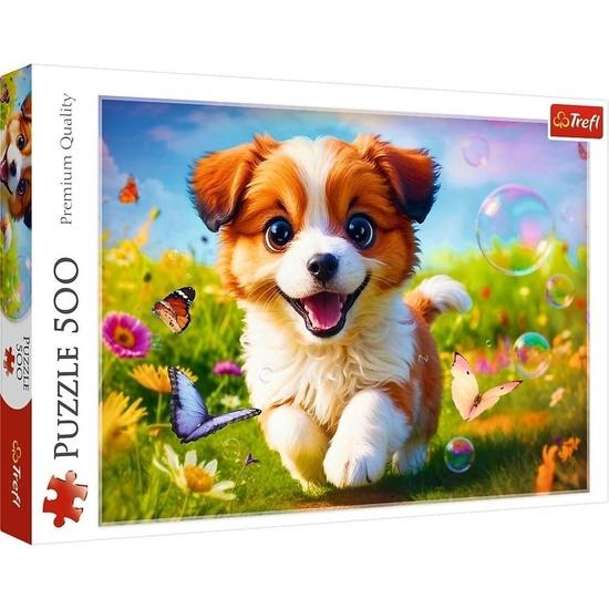 Levně Puzzle Veselý pejsek 500 dílků