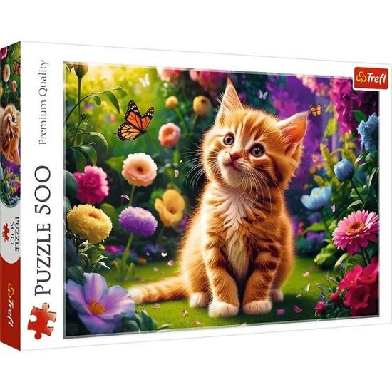 Levně Puzzle Okouzlující kotě 500 dílků