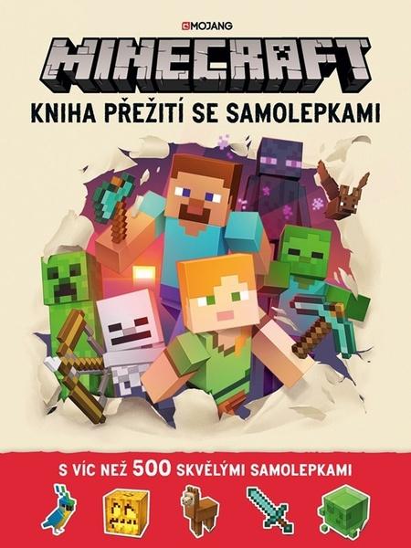 Levně Minecraft Kniha přežití se samolepkami