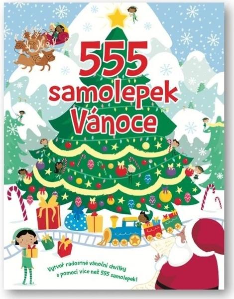 Levně 555 samolepek Vánoce