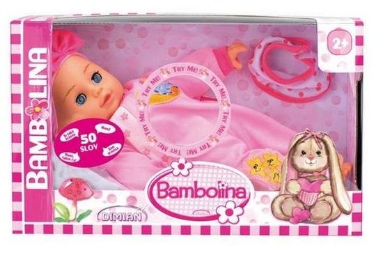 Levně Panenka Bambolina Bebe 34 cm s 50 českými slovy