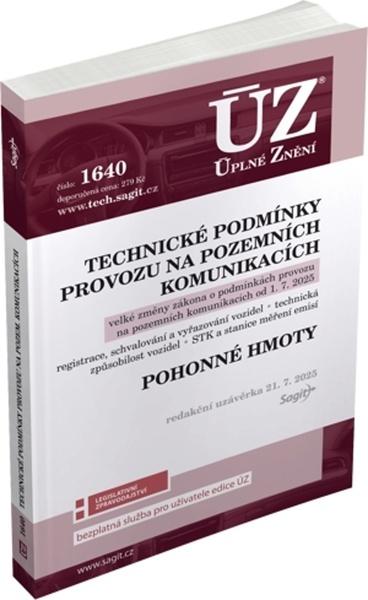 ÚZ 1640 Technické podmínky provozu na pozemních komunikacích - 9788074886836