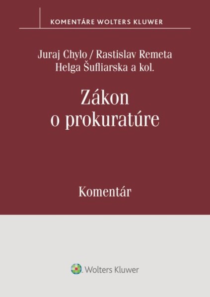 Levně Zákon o prokuratúre Komentár