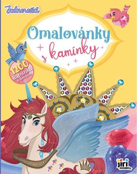 Levně Omalovánky s kamínky Jednorožci