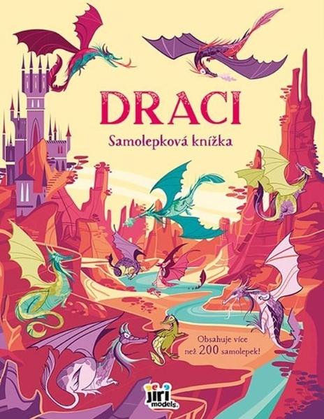 Levně Velká samolepková knížka Draci