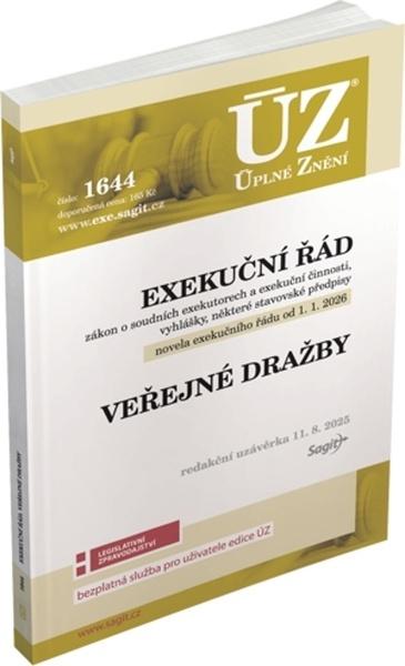 ÚZ 1644 Exekuční řád, Veřejné dražby - 9788074886874